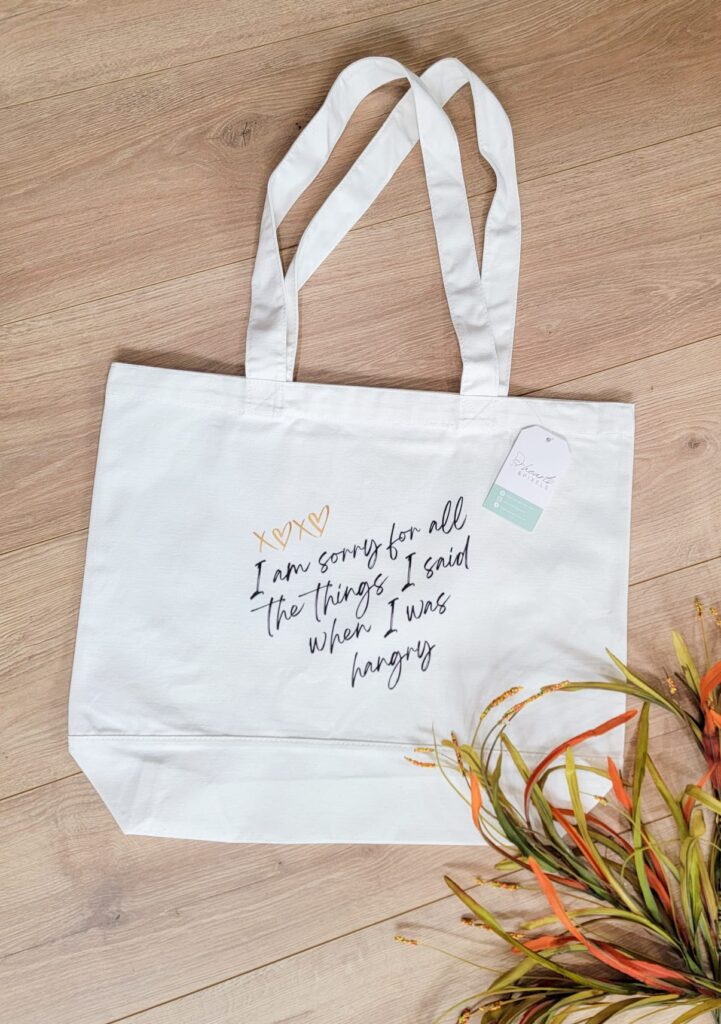 Tote - I'm sorry for the things i said when i was hangry