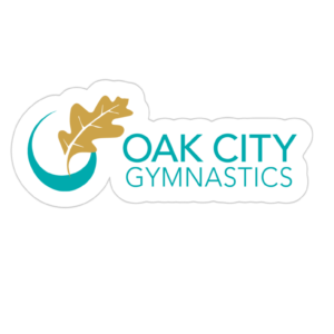 Oak City logo on white background magnet