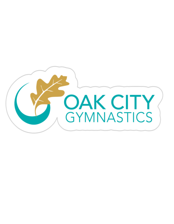 Oak City logo on white background magnet