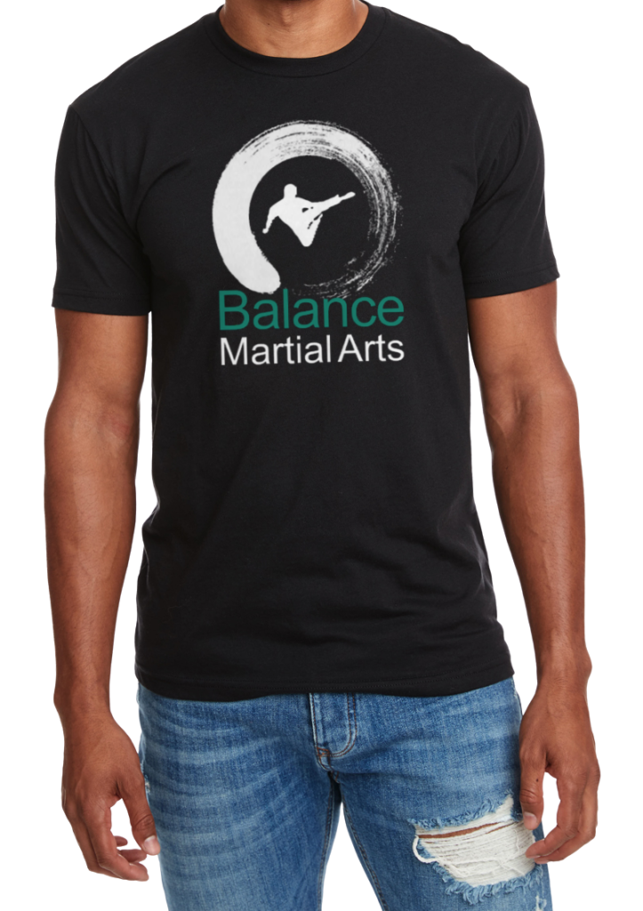 Black Next Level shirt with classic BMA logo