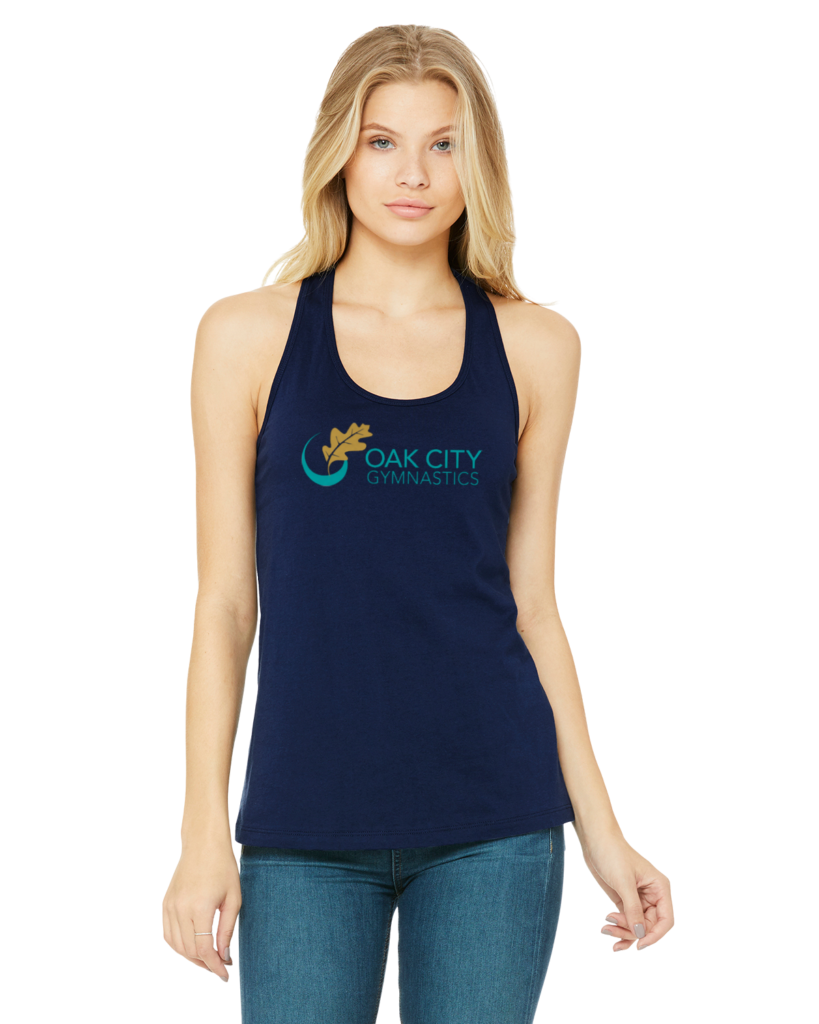 Navy tank top with OCG logo