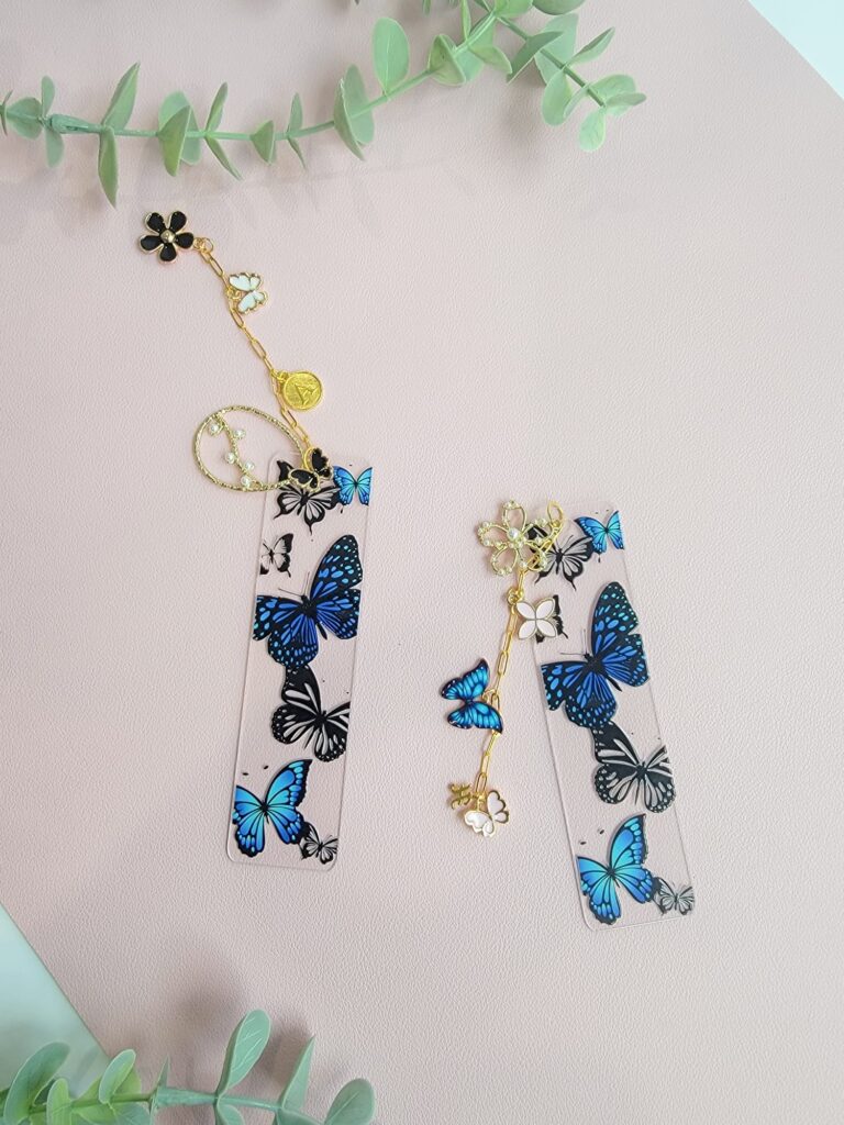 Acrylic Bookmark with Charms