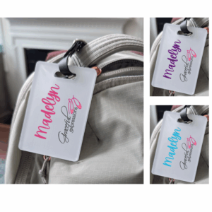 Graceful Expressions Accessories - Acrylic Bag Tag