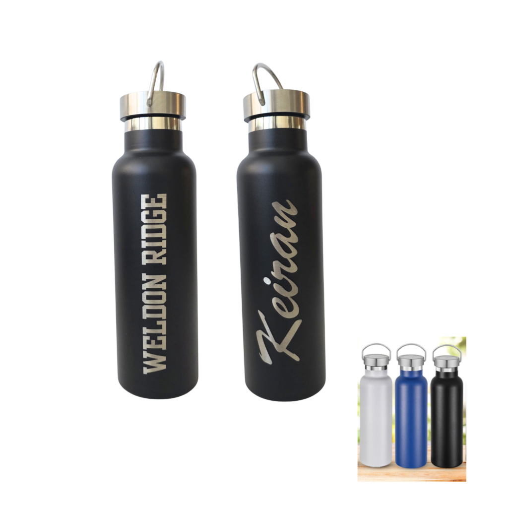 Personalized Water Bottle with Barracuda Logo